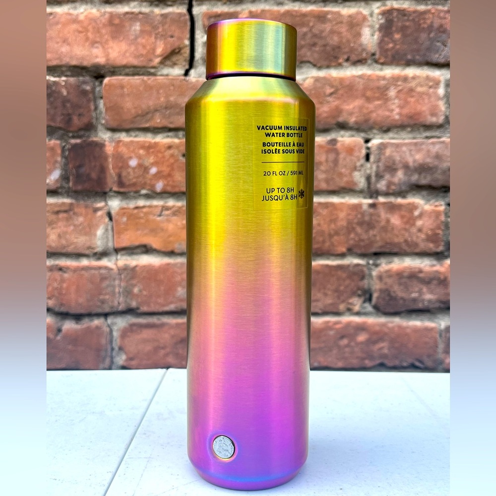 Starbucks Fall 2020 Gold Pink Vacuum Insulated Stainless Steel Water Bottle 20oz